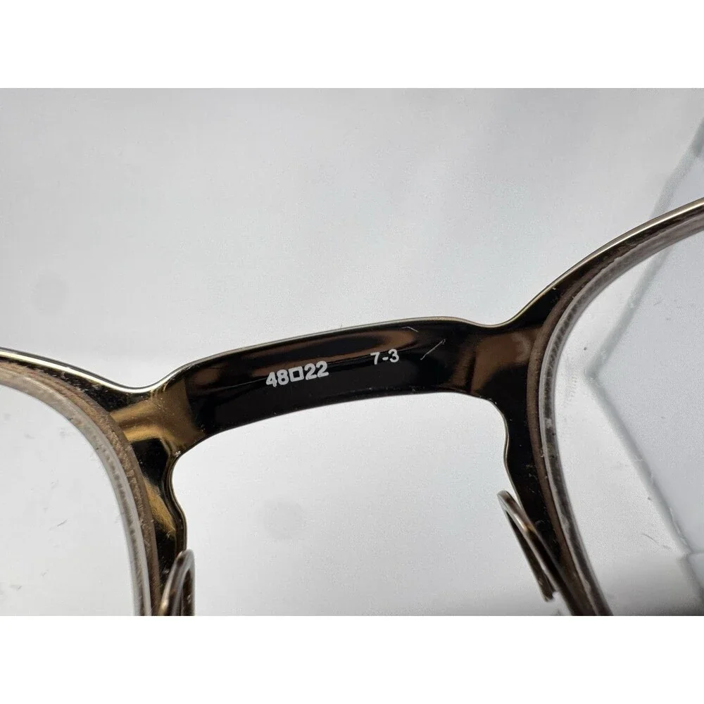 Carrera CA6660 VBJ Black Gold Eyeglass Frames 48-22-145 Authentic